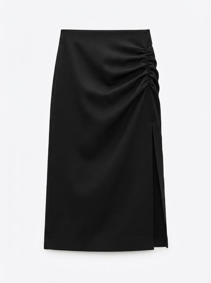 Zara duga suknja s naborom | L