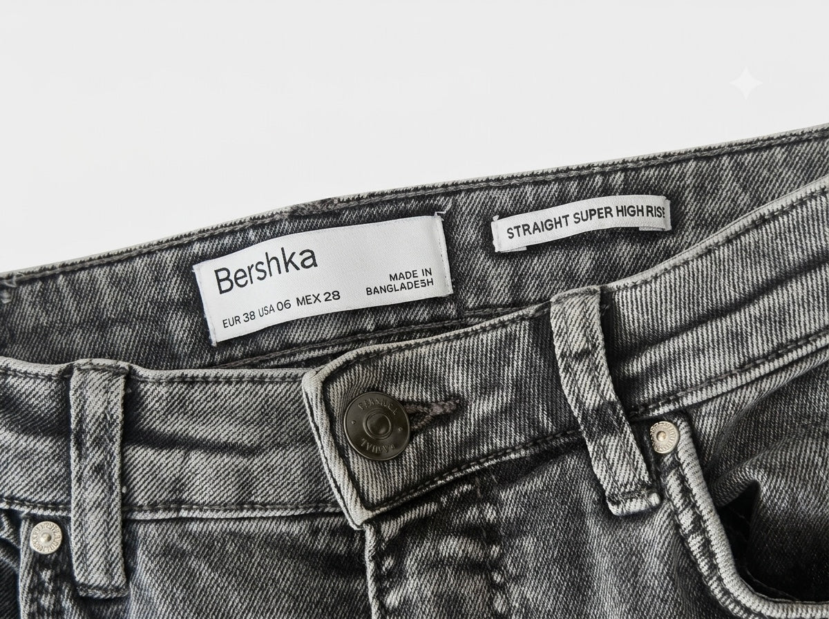 Bershka traperice prorez na bedru | M
