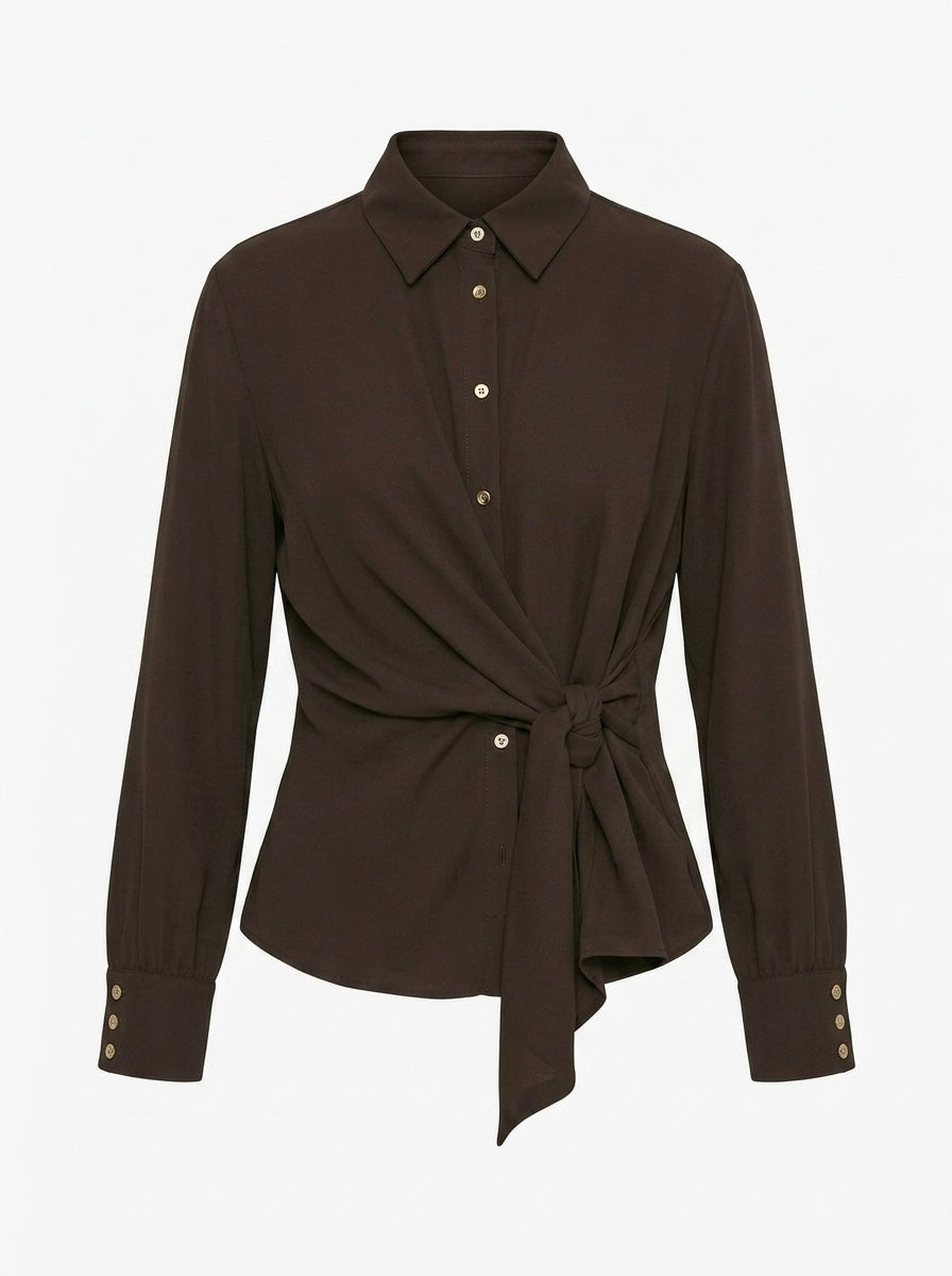 Zara smeđa bluza | M