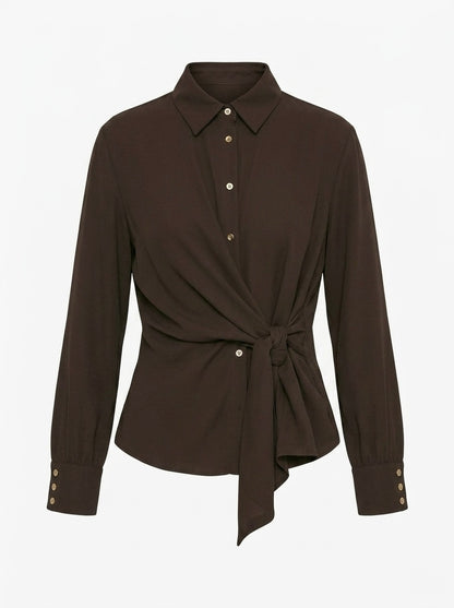 Zara smeđa bluza | M